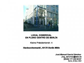 COMERCIAL-Hackeschermarkt,Berlin Berlin