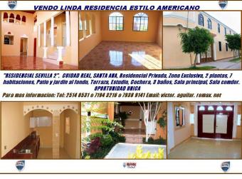 Residencial Exclusiva Estilo Ame Santa Ana, Cuidad Real