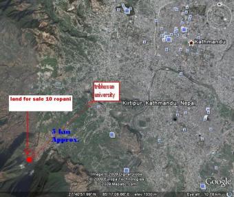 land for sale Rs 65,000/- Kirtipur,kathmandu