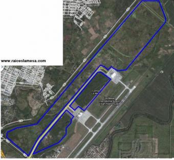 land next to airport San Pedro Sula