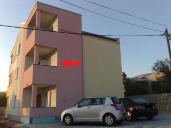 apartment town Pag island of Pag Pag