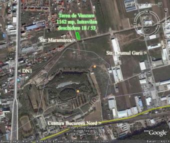 Otopeni, 1100sqm on airport city Otopeni
