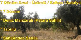 13 Parcels of Land for sale Turk Antalya