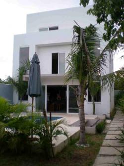 Modern architecture house Tulum, Riviera Maya