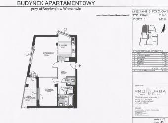Broniwoja, 2 rooms apartment Warsaw