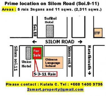 Prime Area on Silom Road>Sale Bangkok