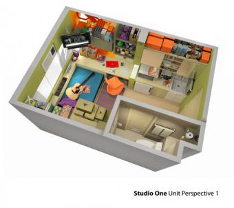 Studio 1 9,000/mo. alabang Northgate Alaban
