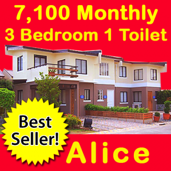 Alice 3 bed 2 toilet 7k monthly Cavite