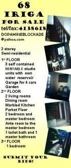 3 storey   semi residential haus Quezon City