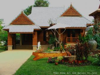 Northern Thai Golden Teak Home Dubai
