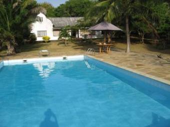 3 acres Beach plot with 3 BR hse Kilfi Coast
