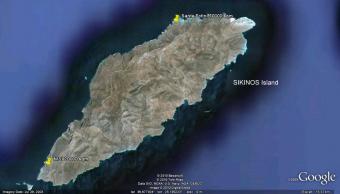 Land property on Greek island Sikinos