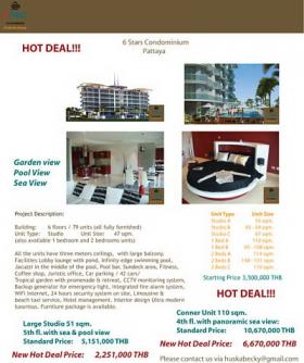 New 6 Stars Condominium Pattaya Pattaya Chonburi