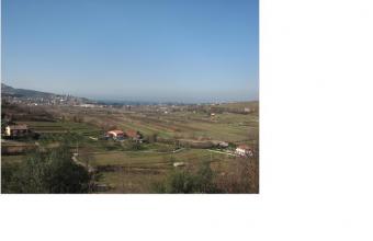 Land in Slovenian coast sea view Koper