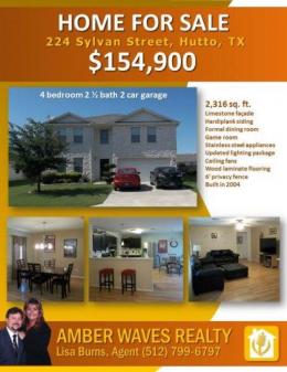 4 bedroom with Dining room Hutto
