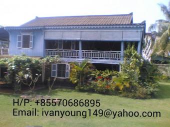 Rental Wooden House Kampot Province