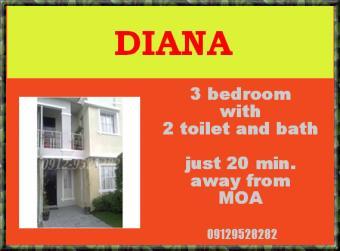 3 bdrm house with balcony for 10 Alapan Imus