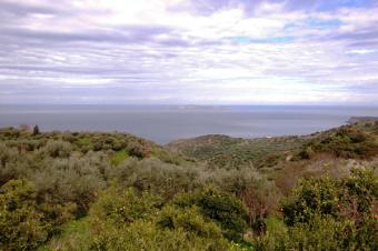 Plot glorious sea view Crete Roussa Ekklisia Sitia