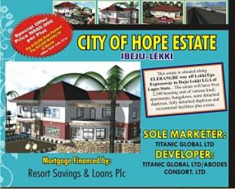 CITY OF HOPE ESTATE Lagos
