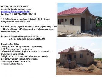 semi-detached 3bd bungalow lagos Lagos Ibadan