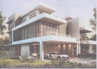 Three Storey Semi-Detached House Brunei Muara District , Beribi
