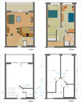 2 storey flat, Latvia, Riga Riga