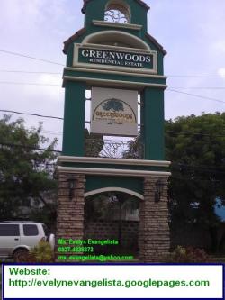 GREENWOODS LOT FOR SALE Pasig City