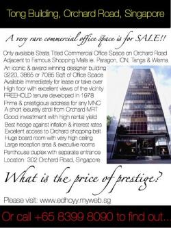 Orchard Road Commercial Office Singapore