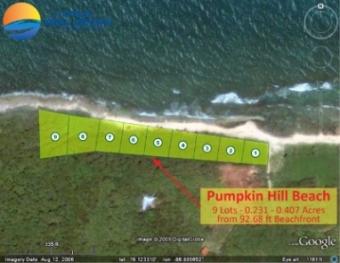 Beachfront -0.231 - 0.407 Acres Utila