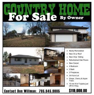 Country Home for Sale by Owner Meriden