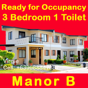 Manor B 3 bed 1 toilet 21k mthly Cavite