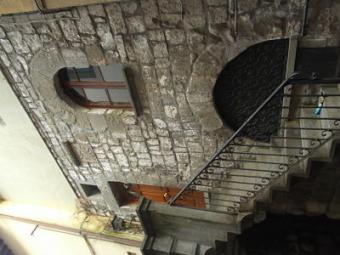 800 year old stone town house Viterbo