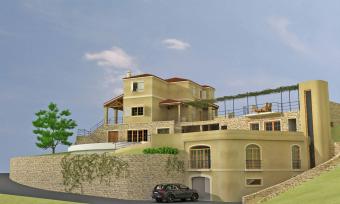 Luxury villa at seaside Milocer