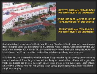 PASIG CONDOMINIUM-cv Pasig City