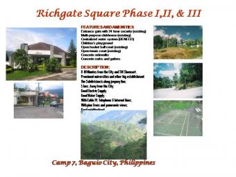 SUBD.VACANT LOT-BAGUIO CITY Baguio