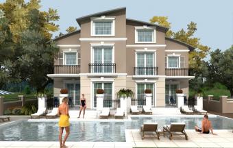 Triplex house in golf area Belek
