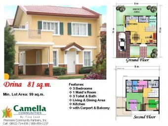 Drina House Model w/o carport Cagayan De Oro