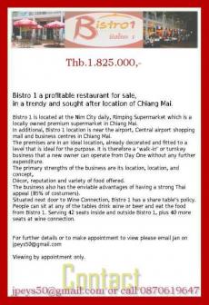 Profitable restaurant in the hea Chiang Mai
