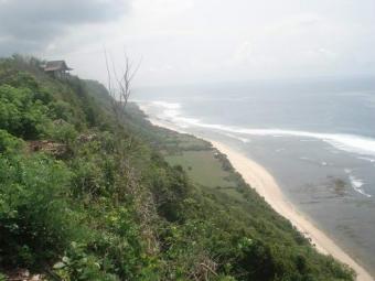 2,4 ha cliff land   for sale Bali