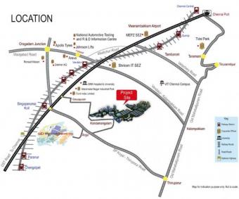 Plot for sale  Near FORD  MM ngr Chennai