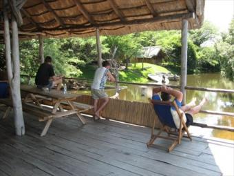 River Frontage above Vic Falls Livingstone