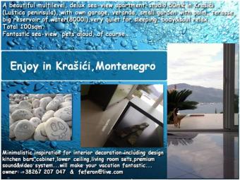 beautiful multilevel seaview Tivat