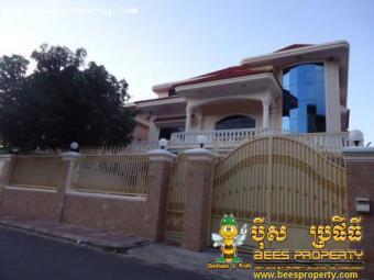 NEWLY BIG VILLA FOR RENT LOCATED Phnom Penh
