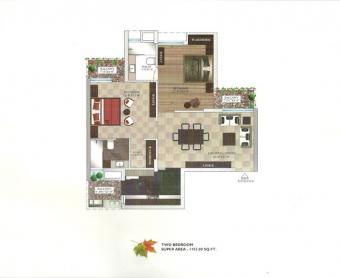 2 BHK Flat in Zirkapur Chandigarh
