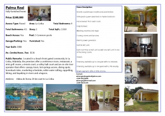 Villa La Ceiba La Ceiba