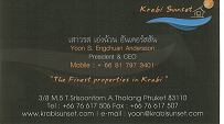 Beach front villa for sale Krabi Krabi