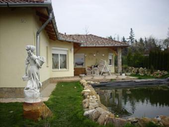 House with garden and lake Telki