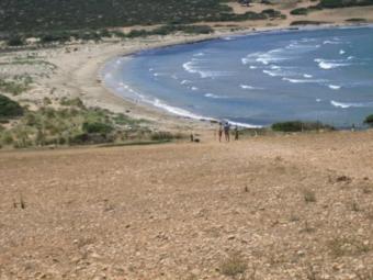 Land by the sea Paros