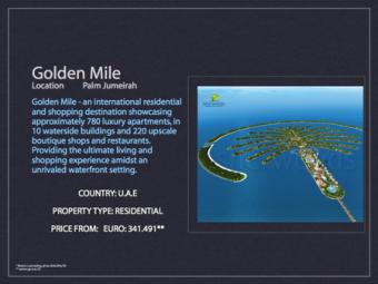 Palm Jumeirah - Golden Mile Dubai