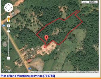 Plot of land Vientiane province Vientiane Province